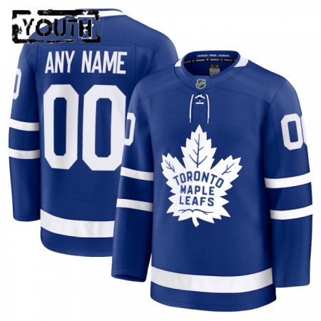 Toronto Maple Leafs Hockeydrakt Custom Fanatics Premium 2024-25 Blå Hjemme - Barn